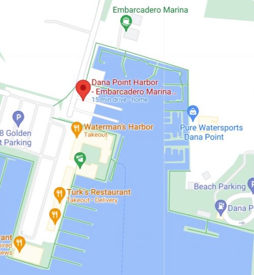 Dana Point Google map